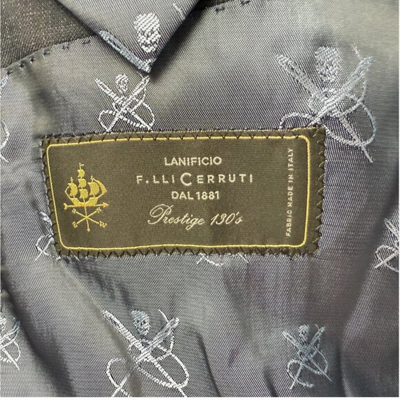 John Varvatos Bleecker Blazer Jacket Navy Cerruti Prestige 130's Wool Luxury - Picture 8 of 16